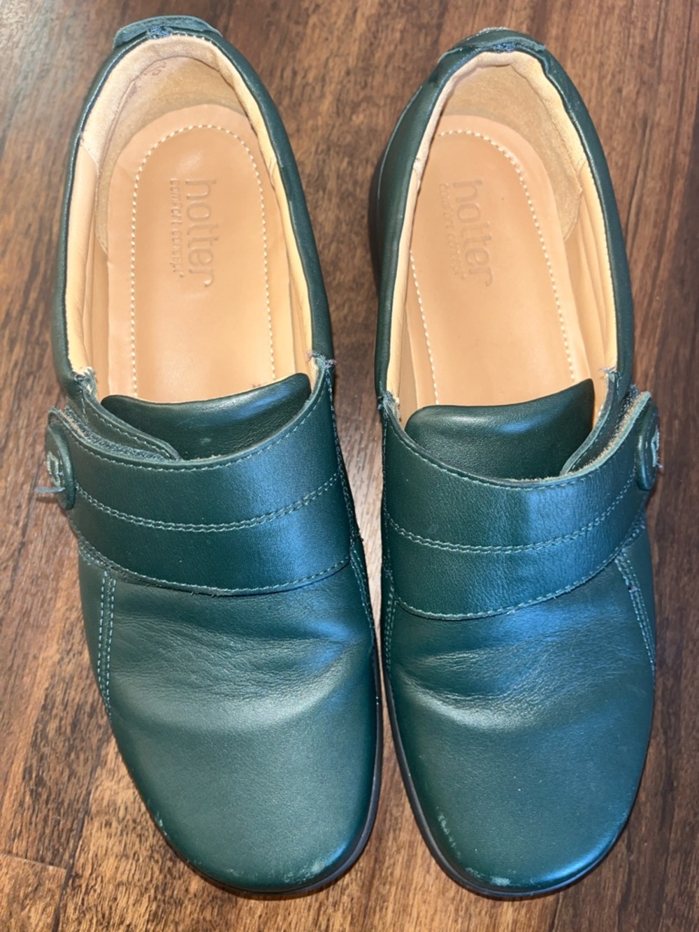 hotter Dark Green Leather Sugar 3